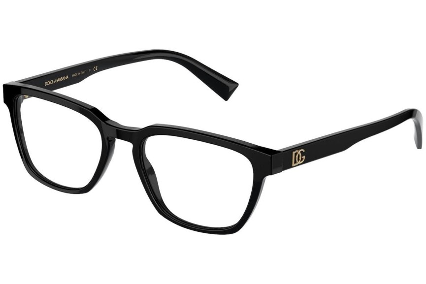 szemüvegeinket Dolce & Gabbana DG3333 501 Szogletes Fekete