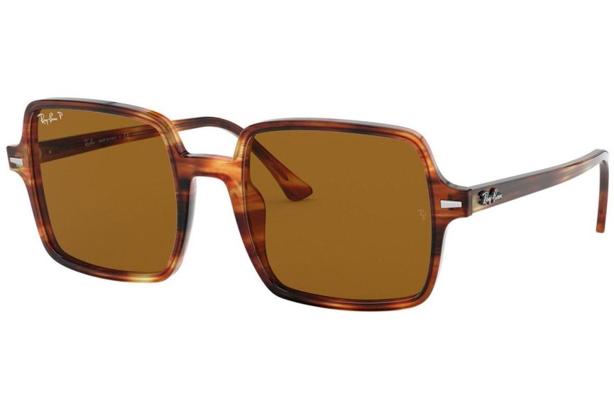 Napszemüvegek Ray-Ban Square II RB1973 954/57 Polarized Oversize Havana