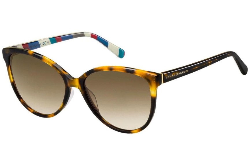 Napszemüvegek Tommy Hilfiger TH1670/S 086/HA Cat Eye Havana