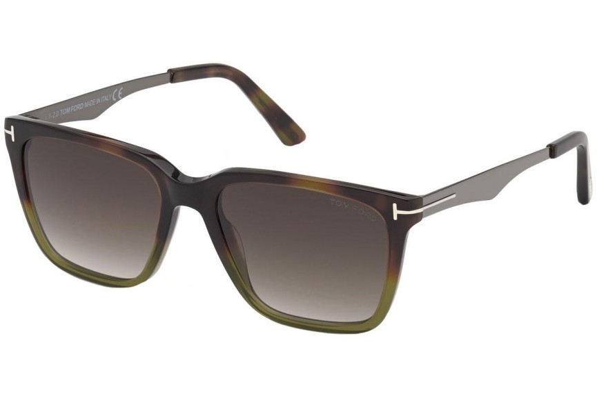 Napszemüvegek Tom Ford FT0862 55B Szogletes Havana