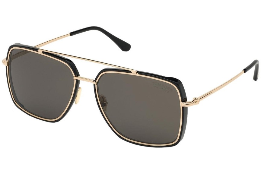 Napszemüvegek Tom Ford FT0750 01D Polarized Pilota Fekete