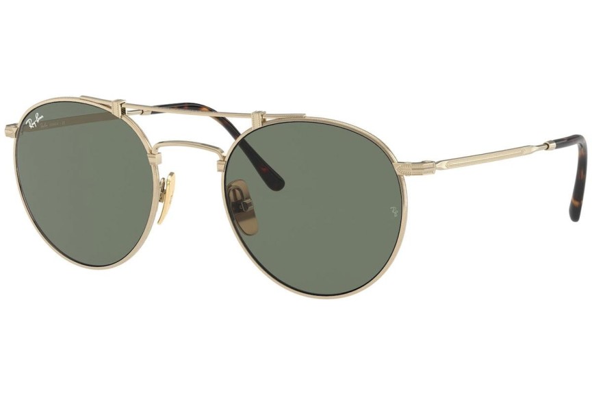 Napszemüvegek Ray-Ban Titanium Titanium Collection RB8147 913658 Kerek Arany