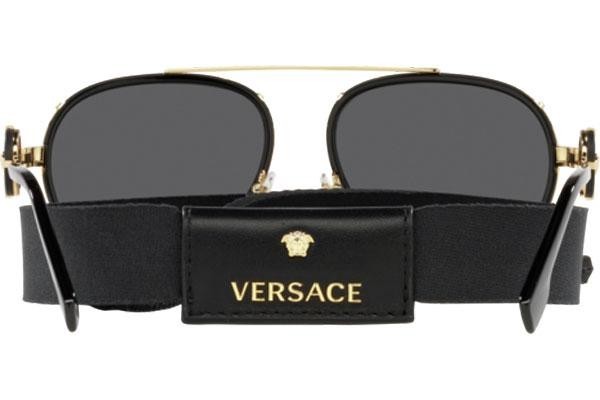 Napszemüvegek Versace Vintage Icon Pilot Clip-On VE2232 143887 Pilota Fekete