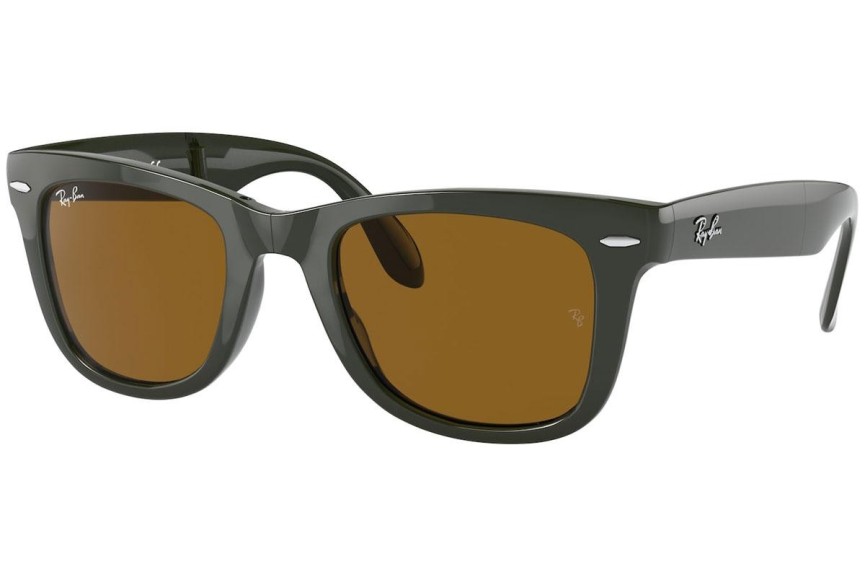 Napszemüvegek Ray-Ban Folding Wayfarer RB4105 657533 Szogletes Zöld