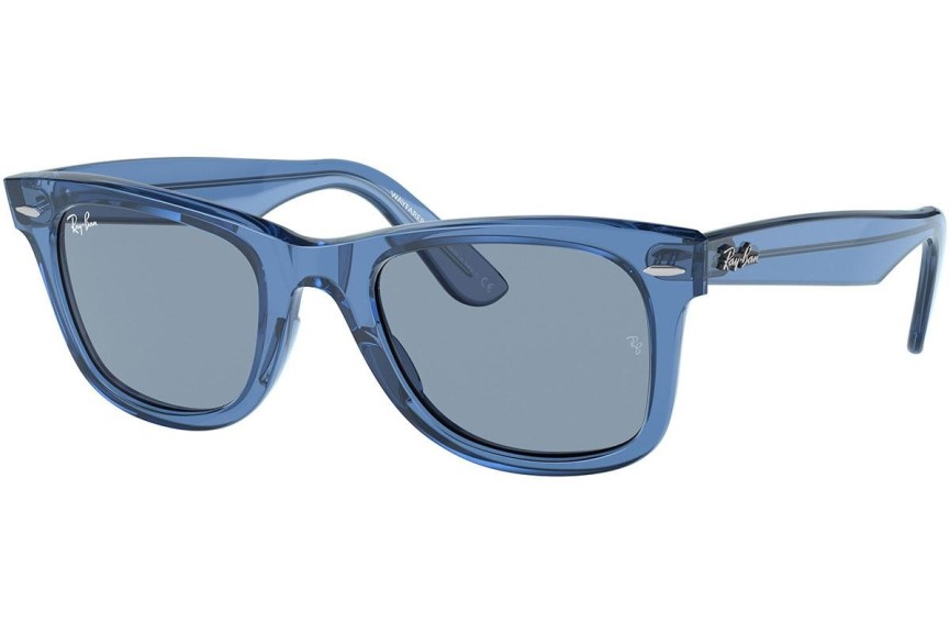 Napszemüvegek Ray-Ban Wayfarer RB2140 658756 Szogletes Kék