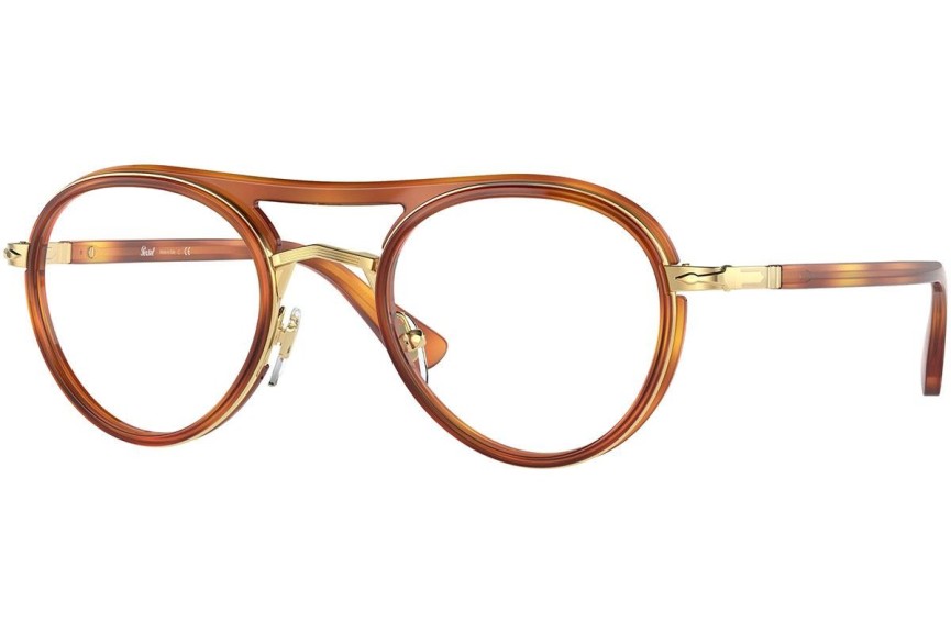 szemüvegeinket Persol PO2485V 1145 Kerek Havana