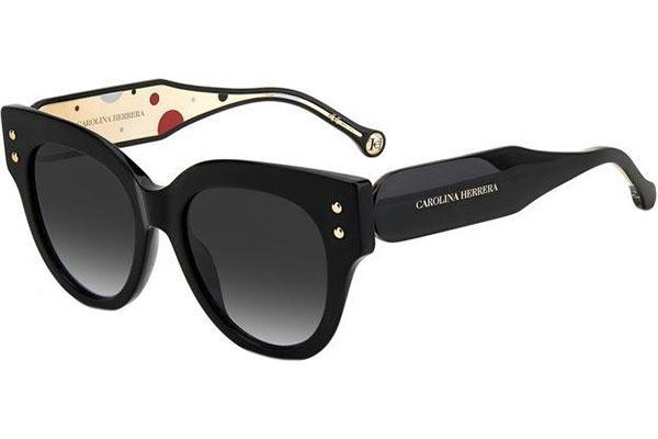 Napszemüvegek Carolina Herrera CH0008/S 807/9O Cat Eye Fekete