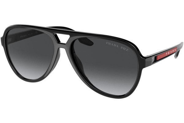 Napszemüvegek Prada Linea Rossa PS06WS 1AB06G Polarized Pilota Fekete