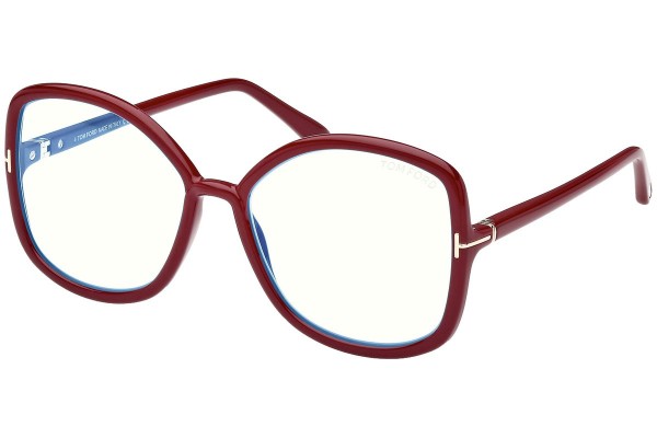 Tom Ford FT5845-B 074 ONE SIZE (56) Rózsaszín Férfi Dioptriás szemüvegek