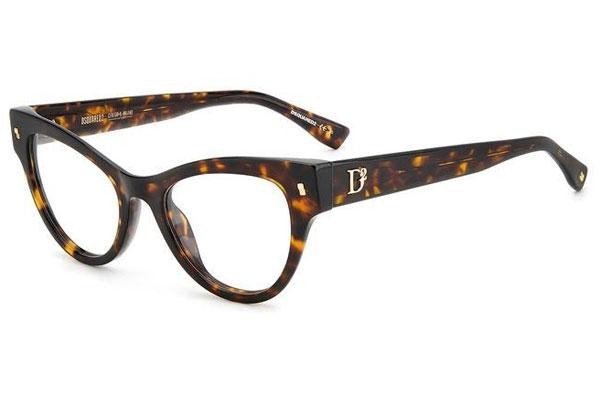 Dsquared2 D20070 086 ONE SIZE (49) Havana Férfi Dioptriás szemüvegek