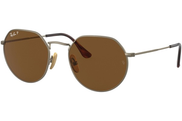 Napszemüvegek Ray-Ban Titanium Collection RB8165 920757 Polarized Kerek Arany