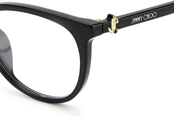 szemüvegeinket Jimmy Choo JC369/F 807 Kerek Fekete