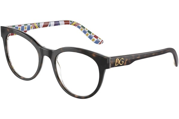 szemüvegeinket Dolce & Gabbana DG3334 3217 Kerek Havana