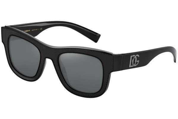 Napszemüvegek Dolce & Gabbana DG6140 501/6G Szogletes Fekete