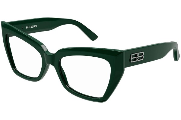 Balenciaga BB0275O 004 ONE SIZE (53) Zöld Férfi Dioptriás szemüvegek