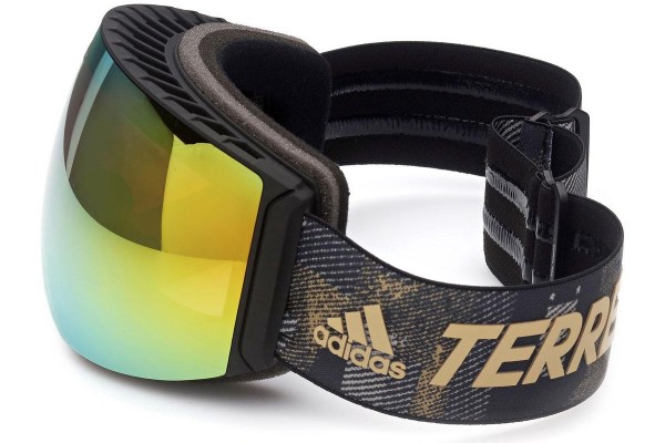 Síszemüvegek Adidas Sport SP0053 02G Single Lens | Shield Fekete