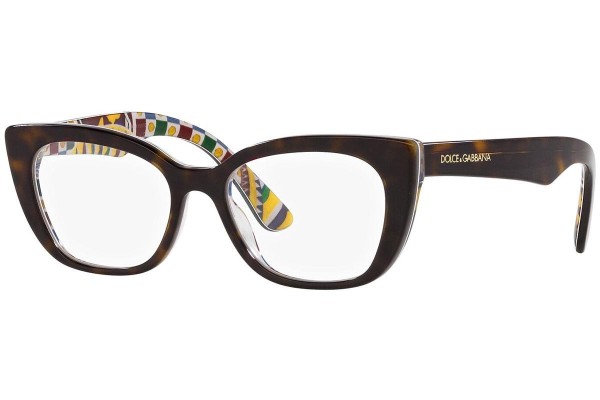 szemüvegeinket Dolce & Gabbana DX3357 3217 Cat Eye Havana