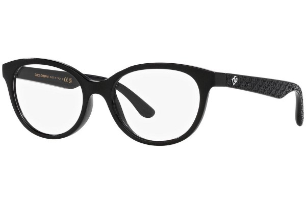 szemüvegeinket Dolce & Gabbana DX5096 501 Cat Eye Fekete