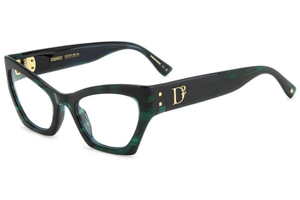 Dsquared2 D20133 6AK ONE SIZE (53) Zöld Férfi Dioptriás szemüvegek