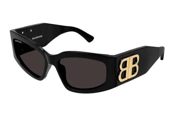 Balenciaga BB0321S 002 ONE SIZE (57) Fekete Férfi Napszemüvegek
