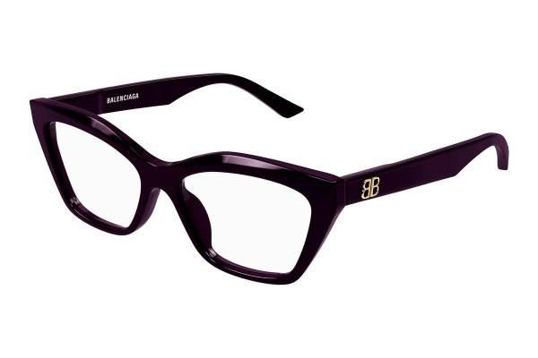 Balenciaga BB0342O 007 ONE SIZE (55) Lila Férfi Dioptriás szemüvegek