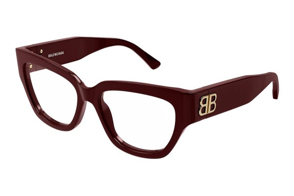 Balenciaga BB0326O 004 ONE SIZE (53) Vörös Férfi Dioptriás szemüvegek