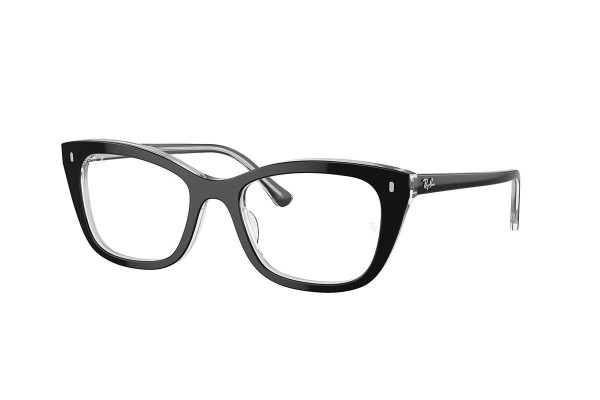 Ray-Ban RX5433 2034 L (52) Fekete Unisex Dioptriás szemüvegek
