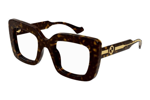 Gucci GG1554O 002 ONE SIZE (49) Havana Férfi Dioptriás szemüvegek
