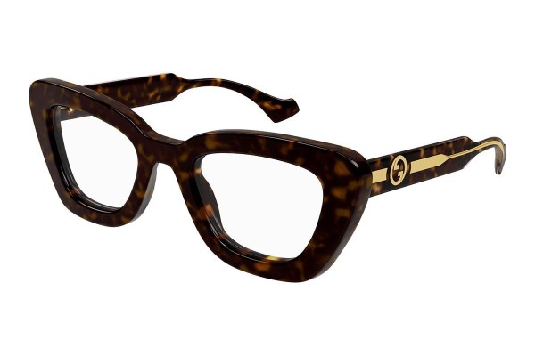 Gucci GG1555O 002 ONE SIZE (50) Havana Férfi Dioptriás szemüvegek