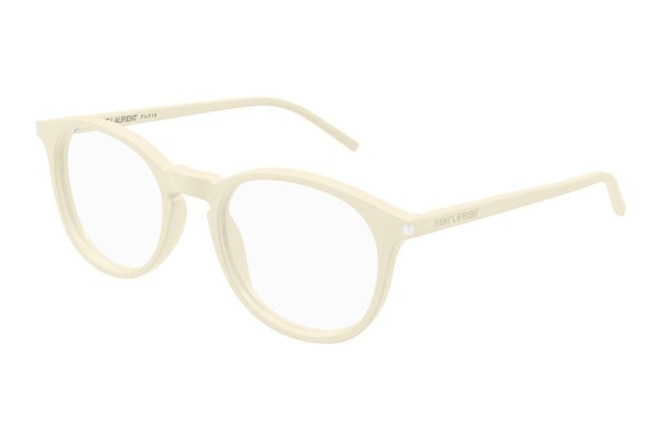 Saint Laurent SL106 016 L (50) Fehér Unisex Dioptriás szemüvegek