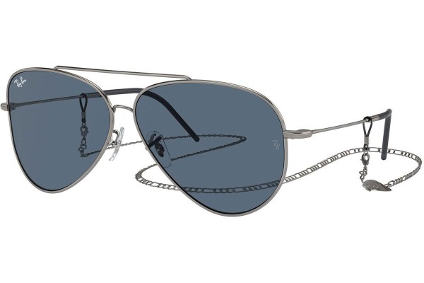 Napszemüvegek Ray-Ban Aviator Reverse RBR0101S 004/3A Pilota Ezüst