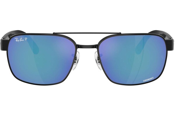 Napszemüvegek Ray-Ban RB3751CH 002/4L Polarized Szogletes Fekete