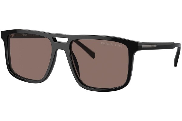 Napszemüvegek Prada PRA22S 16K30H Polarized Szogletes Fekete