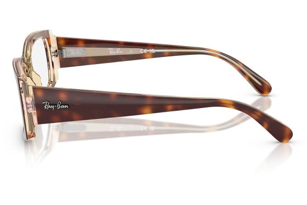 szemüvegeinket Ray-Ban RX5434 8402 Szogletes Havana