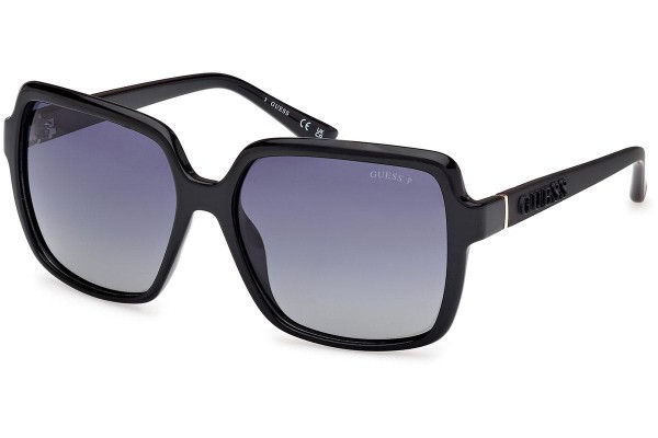 Napszemüvegek Guess GU00157 01D Polarized Szogletes Fekete