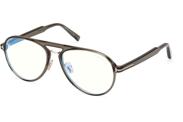 szemüvegeinket Tom Ford FT5981-B 093 Pilota Zöld