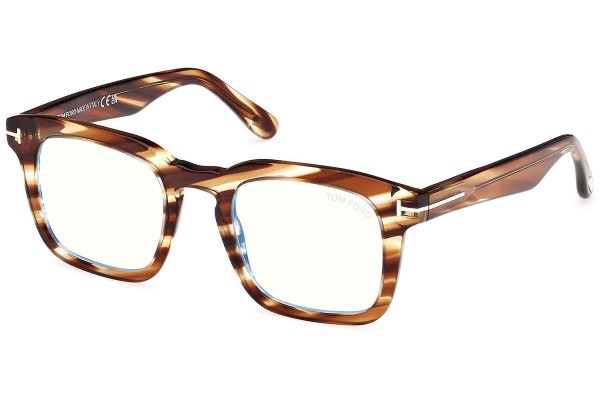 szemüvegeinket Tom Ford FT6025-B 053 Szogletes Havana