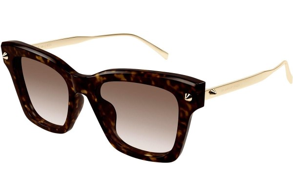 Napszemüvegek Alexander McQueen AM0483S 002 Szogletes Havana