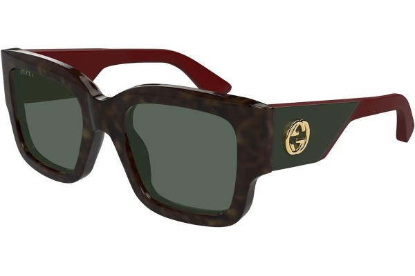 Napszemüvegek Gucci GG1663S 002 Szogletes Havana