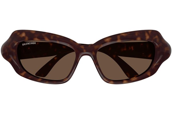 Napszemüvegek Balenciaga BB0354S 002 Cat Eye Havana