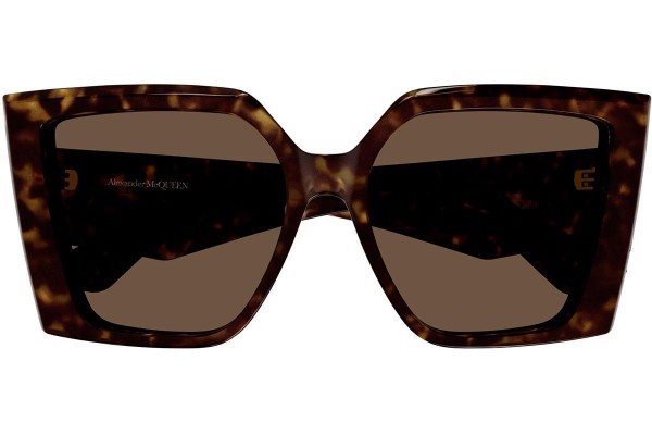 Napszemüvegek Alexander McQueen AM0467S 002 Szogletes Havana