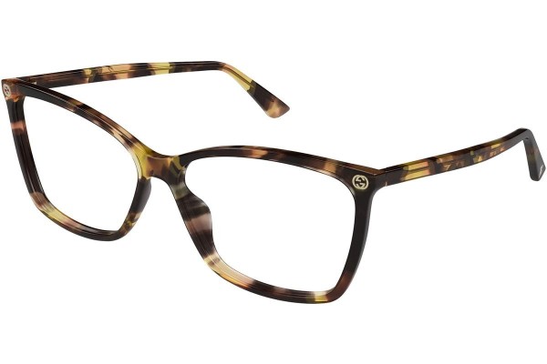 szemüvegeinket Gucci GG0025O 014 Cat Eye Havana