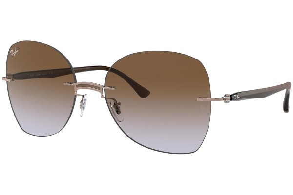 Napszemüvegek Ray-Ban Titanium Collection RB8066 155/68 Szogletes Barna