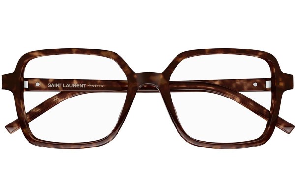 szemüvegeinket Saint Laurent SLM139 002 Szogletes Havana