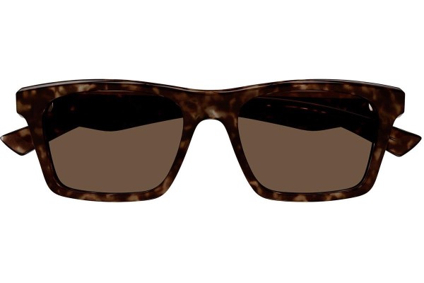 Napszemüvegek Alexander McQueen AM0472S 002 Szogletes Havana