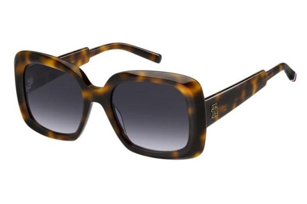 Napszemüvegek Tommy Hilfiger TH2208/S 05L/08 Cat Eye Havana