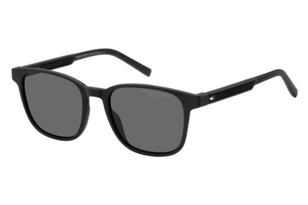 Napszemüvegek Tommy Hilfiger TH2202/S 807/M9 Polarized Szogletes Fekete