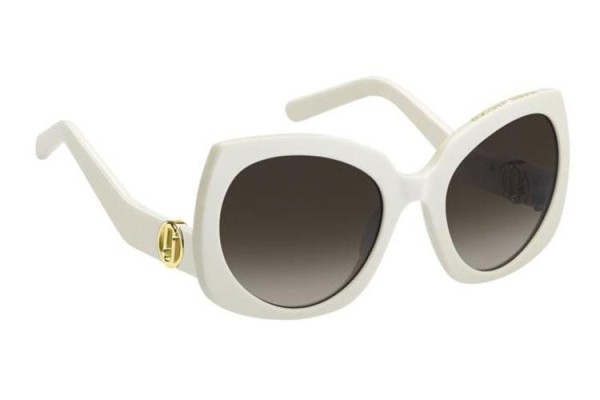 Napszemüvegek Marc Jacobs MARC808/S SZJ/HA Cat Eye Fehér