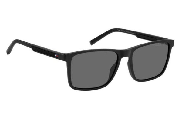 Napszemüvegek Tommy Hilfiger TH2201/S 807/M9 Polarized Szogletes Fekete