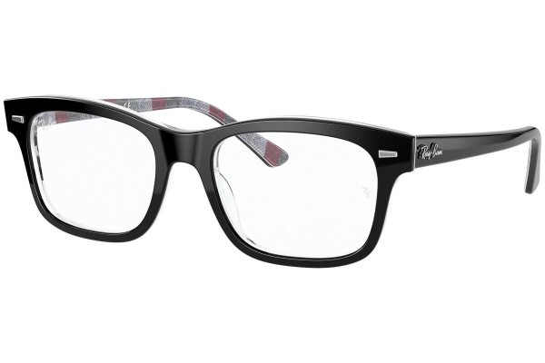 szemüvegeinket Ray-Ban Mr Burbank RX5383 8089 Szogletes Fekete